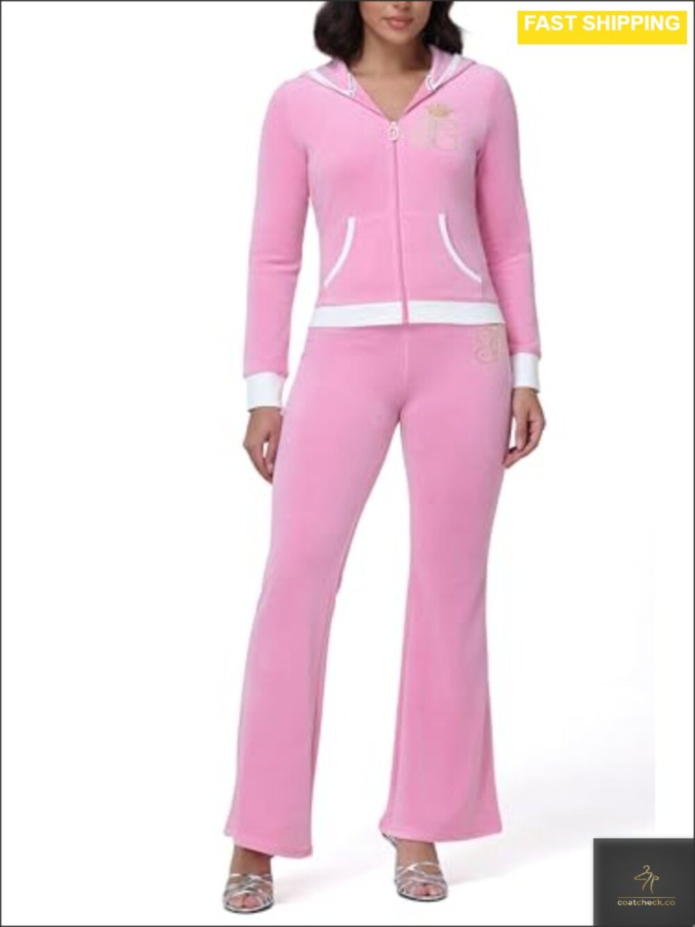 Juicy Couture Heritage Zip Front Hoodie Classic Track Jacket